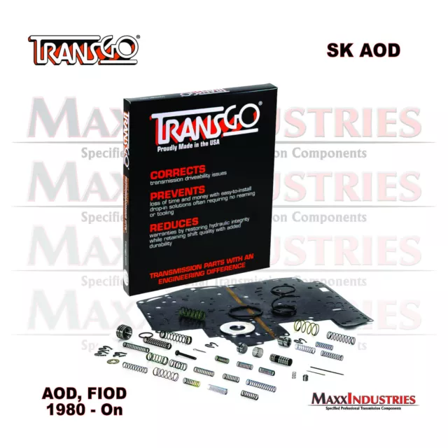 Transgo SK AOD Transmission Valve Body Shift Kit AOD 80-93