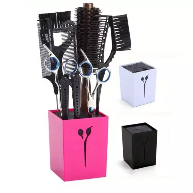 Multifunctional Barber Shear Holder Comb Scissors Storage Box  Stylist Salon