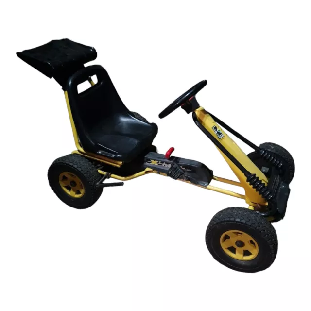 KETTCAR X-treme Pedal Race Car Made In Germany Black & Yellow