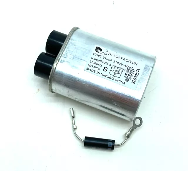 Générique Condenseur Haute Tension Micro Teka MW190G CH85-21090-2100V-AC 0,90UF