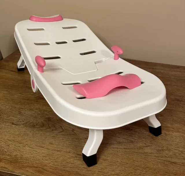 Foldable Baby Toddler Shampoo Chair Pink