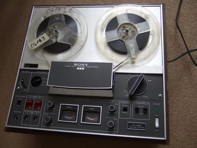 Sony Tc 366 Stereo Reel To Reel Tape Recorder 4 Track Working £99.99 -  Picclick Uk