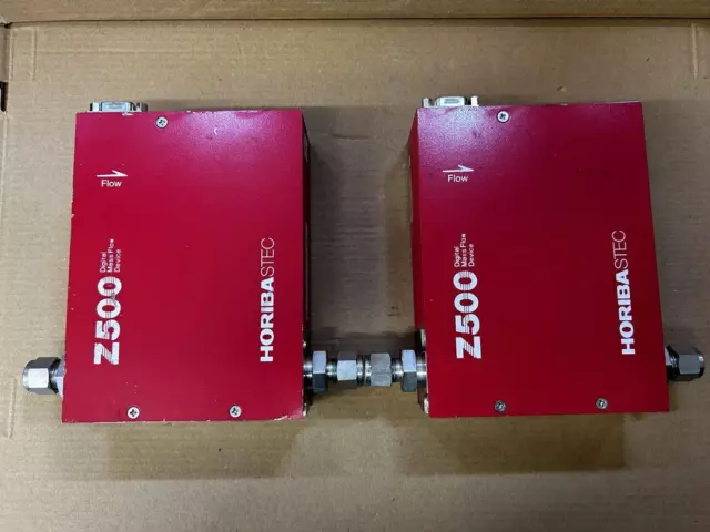 Horiba SEC-Z542KVX Mass Flow Controller (2-piece set) as is