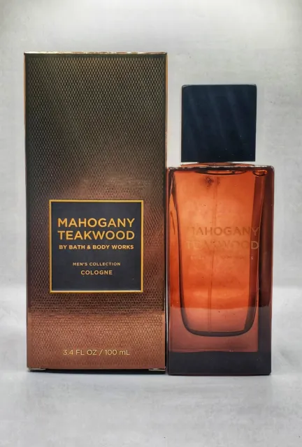 MAHOGANY TEAKWOOD Cologne 3.4oz Spray Collection by Bath and & Body Works  🌺New