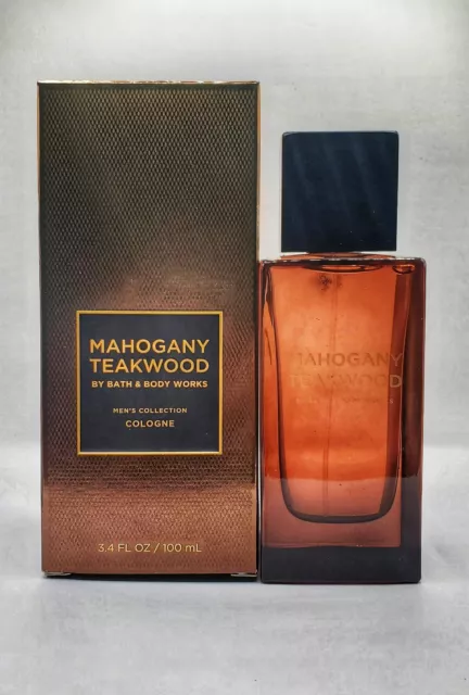 Bath & Body Works Men's Collection MAHOGANY TEAKWOOD Cologne Spray 3.4 fl oz