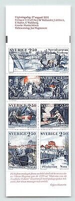 Sweden 1903a MNH stamps block, strip, complete booklet