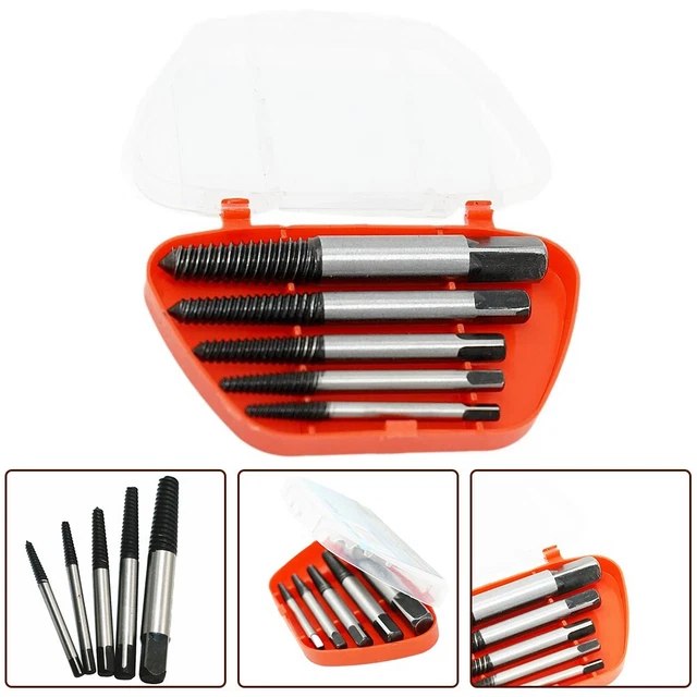 Kit Extracteur De Vis Drill Hog USA - 6 Pièces, Garantie à Vie, Idéal Pour Débloquer Les Vis Cassées !