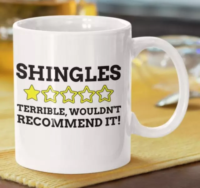 Funny Shingles Mug 11oz 330ml Chickenpox Gift Ideas | Herpes Zoster Mugs