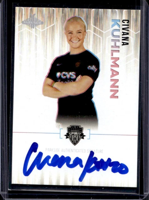 2023 PARKSIDE NWSL Civana Kuhlmann Signature Series Auto Autograph