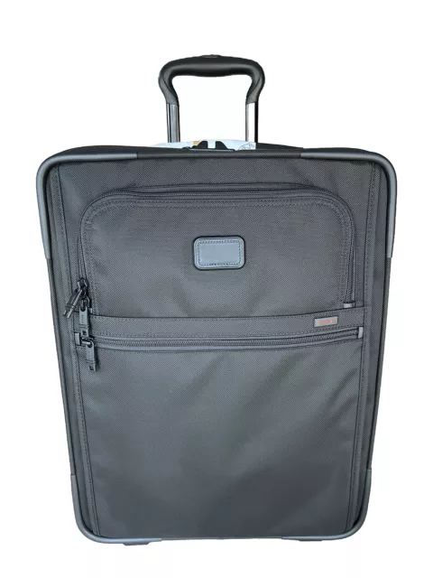 NEW Tumi Alpha 2 Expandable 2 Wheeled 22” Black 96717 1041 Carry-On 220211
