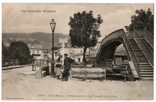 CPA 54 - TOUL (Meurthe and Moselle) - Saint-Mansuy. Le Pont Turnant. Gateway