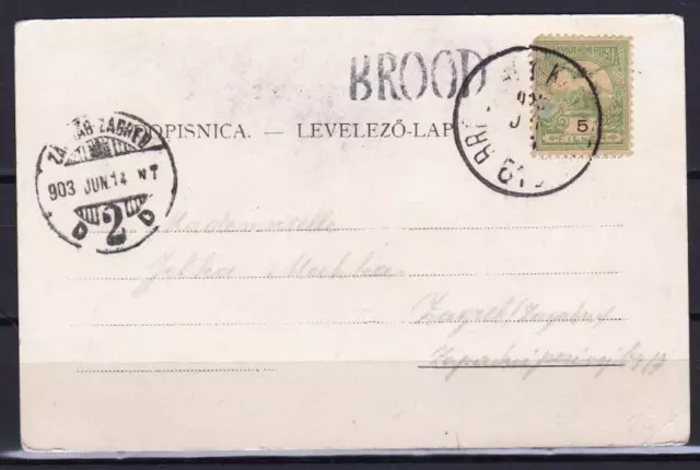 OLD AUSTRIA BOSNIA  BROOD transit cancelation RRR