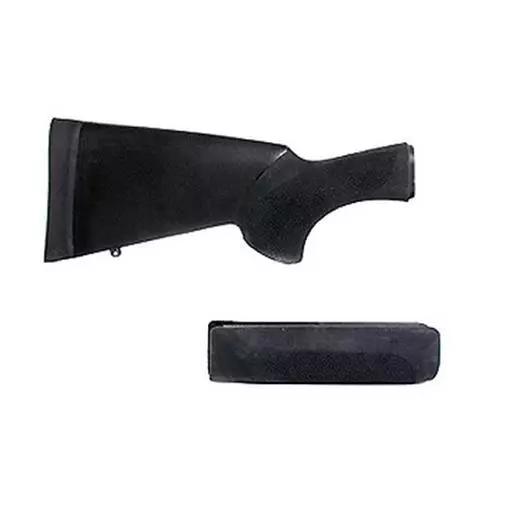 Hogue 08732 Black OverMolded Shotgun Stock Kit Forend 12" L.O.P. Rem 870