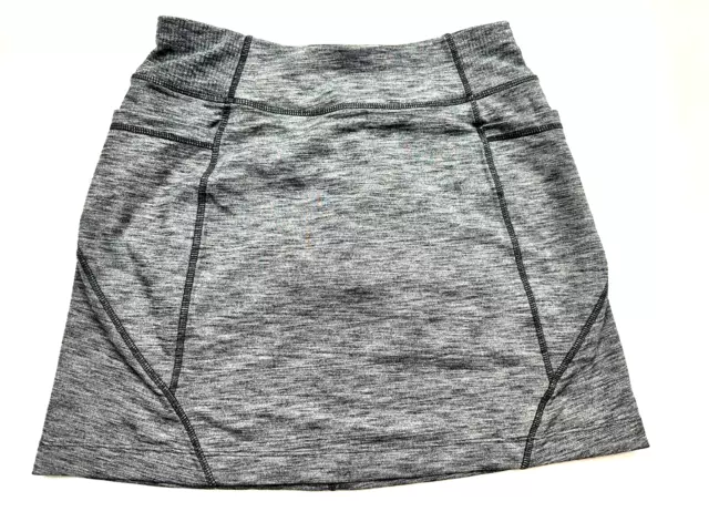 45851-A ADIDAS TENNIS Gym Skort Skirt Shorts With Pockets Gray Size Small  Womens $22.99 - PicClick