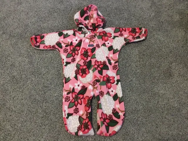 Vintage Patagonia Fleece Baby Bunting Suit 12 Months