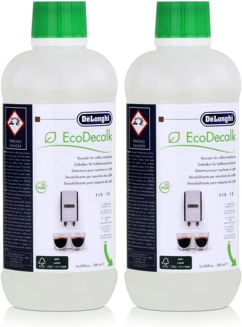 Kit D'entretien Delonghi : Détartrant 200ml + 2 Filtres à Eau Universels (neuf)