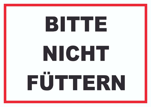 Verbotsschilder Aluminium - 'Achtung Tiere Produktbild-Vorschau 4