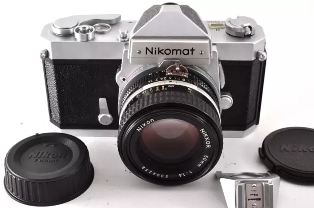 Cuerpo de cámara de película Nikon Nikkomat FTN 35 mm SLR con tapa de lente...