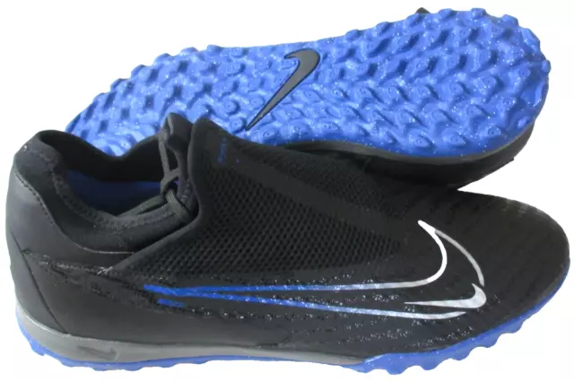 Nike Men's Phantom GX Academy DF TF Soccer shoes Black Royal Blue Size 13