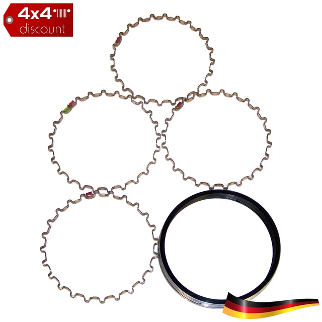Jeu De Segments Ducati - Pièce Moteur Neuve Référence 12120451A - Fabriqué En France
