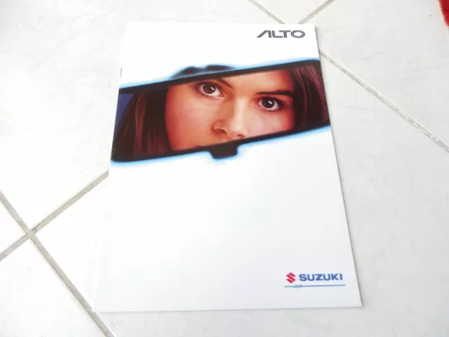 Suzuki Alto 1997 gamme brochure catalogue commercial sales prospectus