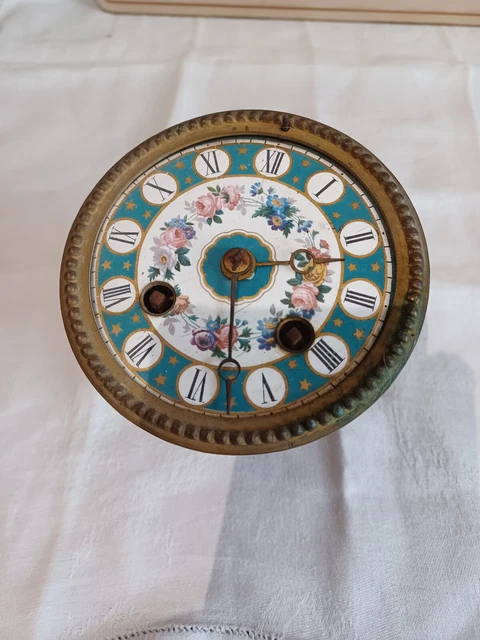 Mouvement Pendule Ancienne  Laiton   Bronze ?