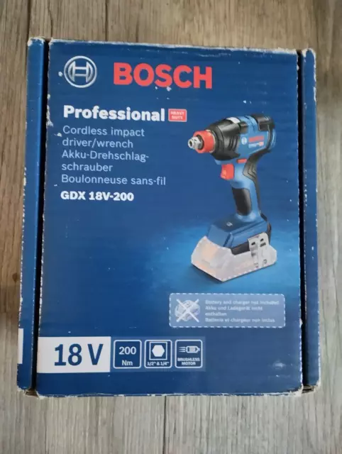 Bosch Professional GDX 18V-200 Solo 06019J2204 Visseuse à chocs sans fil 18 V