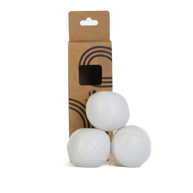 White Firetoys 120g Thud Set of 3x Juggling Balls