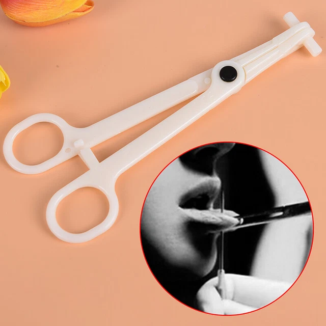 Ear Lip Navel Nose Tongue Septum Forcep Clamp Plier Tool For Body Piercing_tu