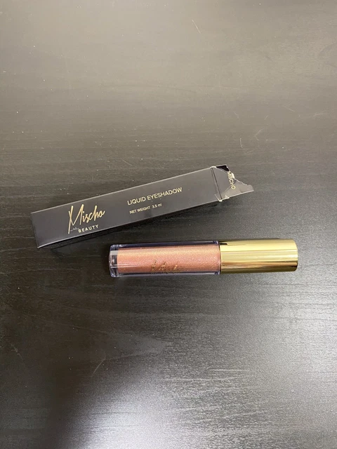 ¡Nuevo! Sombra de ojos líquida Mischo Beauty oro rosa brillante 3,5 ml