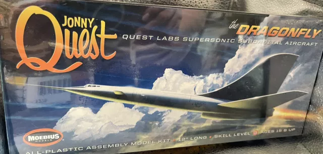 Platts Mobius Model Johnny Quest Dragonfly Plastic Aircraft Model Kit New Sealed Platts Mobius Model Johnny Quest Dragonfly Plastic Aircraft Model Kit New Sealed