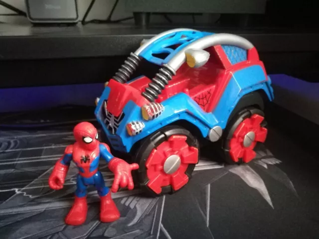 Imaginext spiderman car hotsell