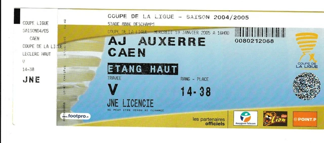 US Boulogne - AJ Auxerre, 20/04/2005 - Coupe de France