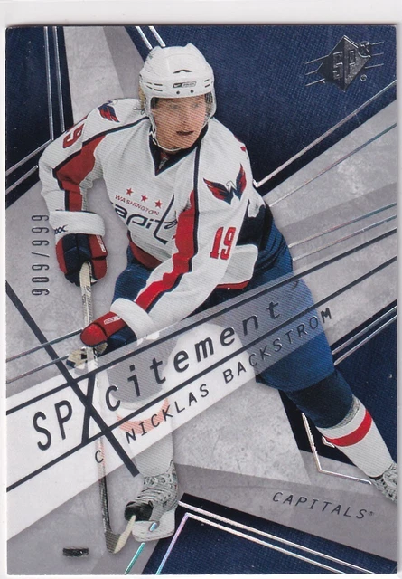 08/09 Ud Spx Nicklas Backstrom Spxcitement Insert /999 #46