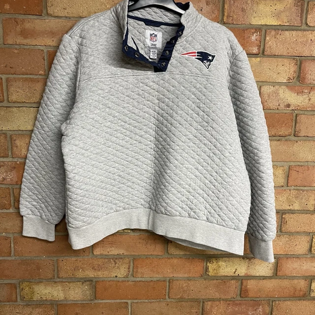 Womens nfl new england patriots grey sweatshirt size xl 3