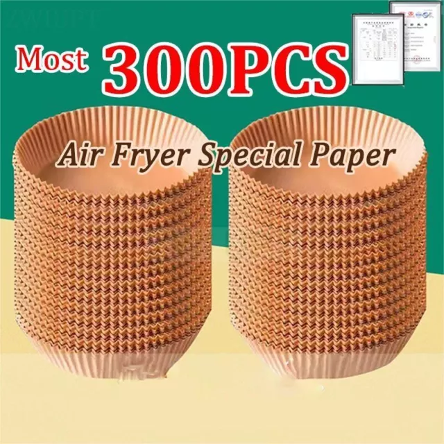 50-300PCS Kitchen Air Fryer Paper Special Paper Accesories Baking Disposable