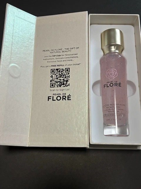 PEARL DE FLORE Le Rose Resurfacing Micro-Peel 1.69 fl oz New
