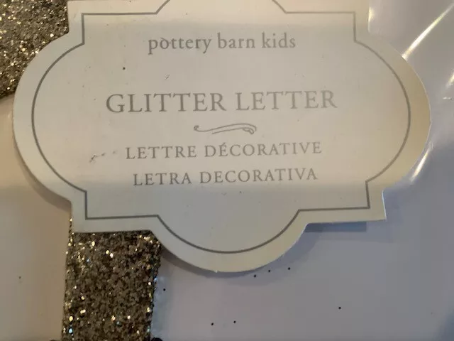 DECORATIVE GOLD WOOD with Glitter Cursive Letter D New $4.00 - PicClick