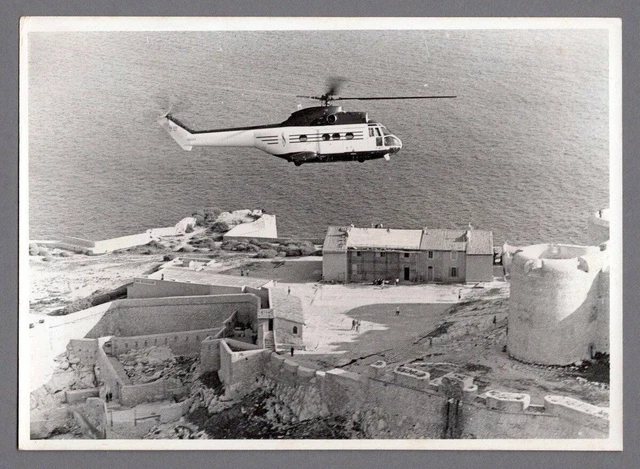 Aerospatiale Sa330 Puma Helicopter Vintage Photo