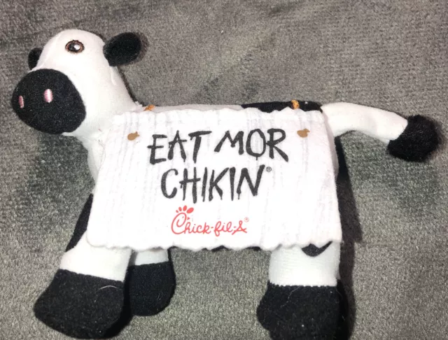 Chick Fila Cow Plush 5”