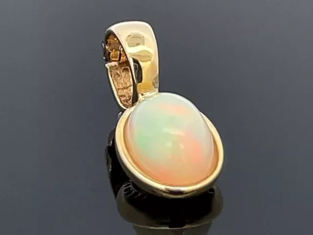 Schmuckjagd Clip-Anhänger 375/- Gelbgold Mit Kristallopal  Terra Opalis