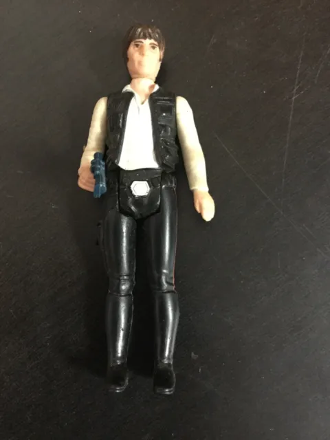 Figura vintage 1977 de Han Solo Big Head versión Star Wars