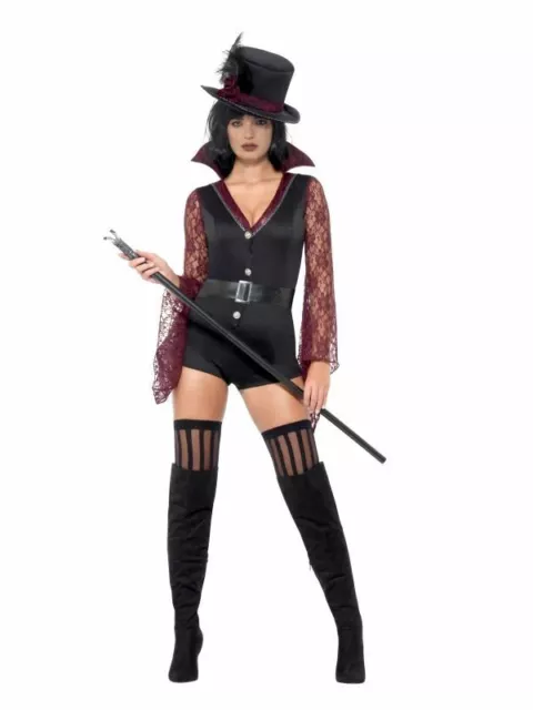 Fever para Mujer Disfraz de Vampiro Adulto Sexy Victoriano Halloween Disfraz