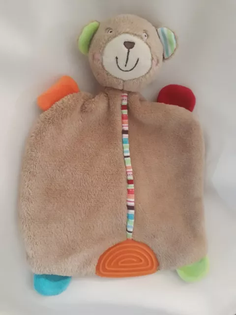 Teddy BÄR 🐻 Schmusetuch braun orange grün ERNSTINGS Family Topomini Topolino