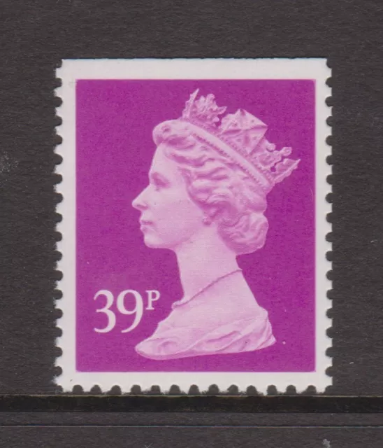 SG X1058 GB QEII MNH Machin Definitive Stamp P 14 39p BRIGHT MAUVE PP LITHO