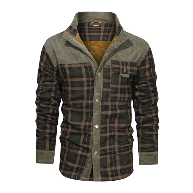 Men's Coat Fleece Thickened Military Coat Autumn Winter Coat Men's Brand Clothin