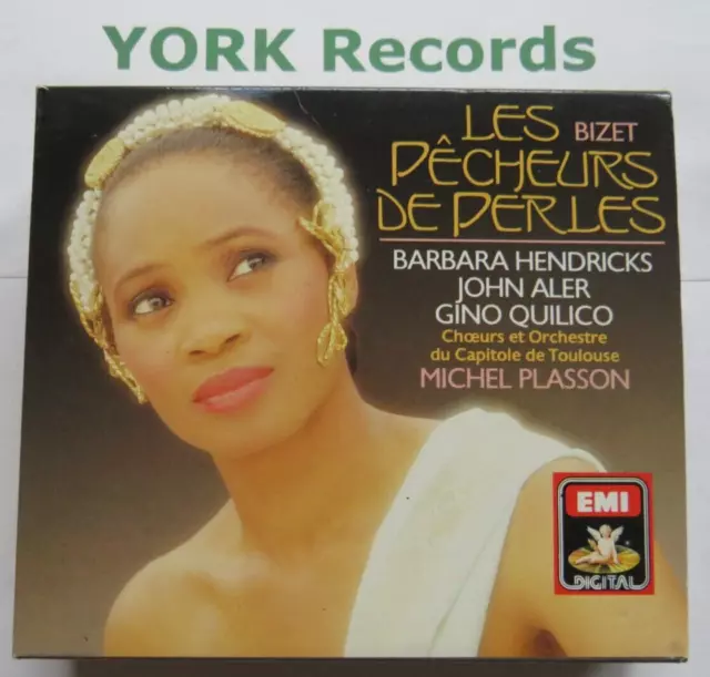 BIZET - Les Pecheurs de Perles PLASSON / HENDRICKS / ALER - Ex Con 2 CD Set EMI