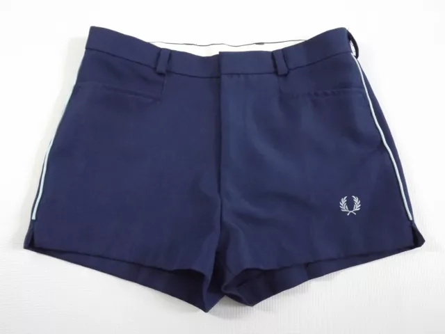 Vintage Herren Fred Perry Retro Preppy Shorts Tennis Sport Freizeit College 70er 80er