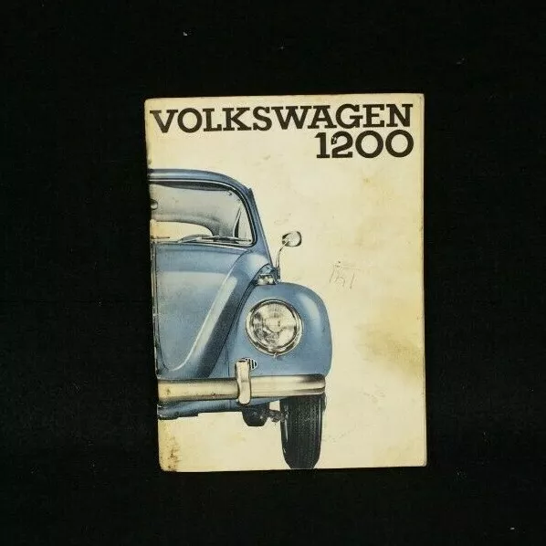 Original VW Volkswagen 1200 Bug Käfer Manuell 1964