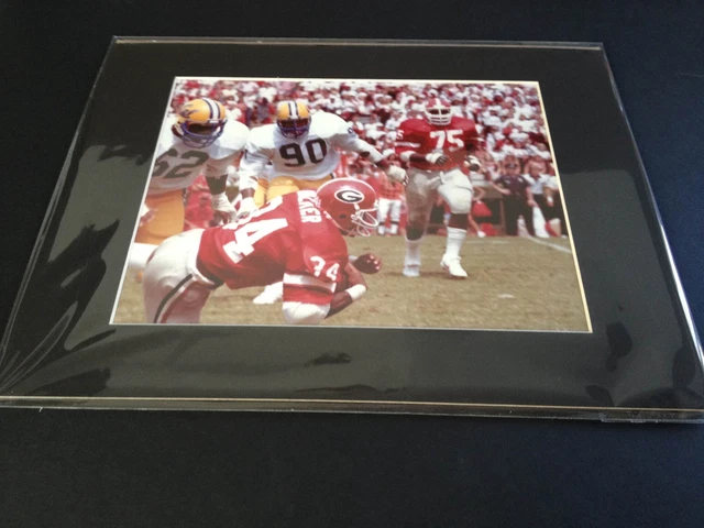 Georgia Bulldogs Football Herschel Walker 1st down photo in matt UGA